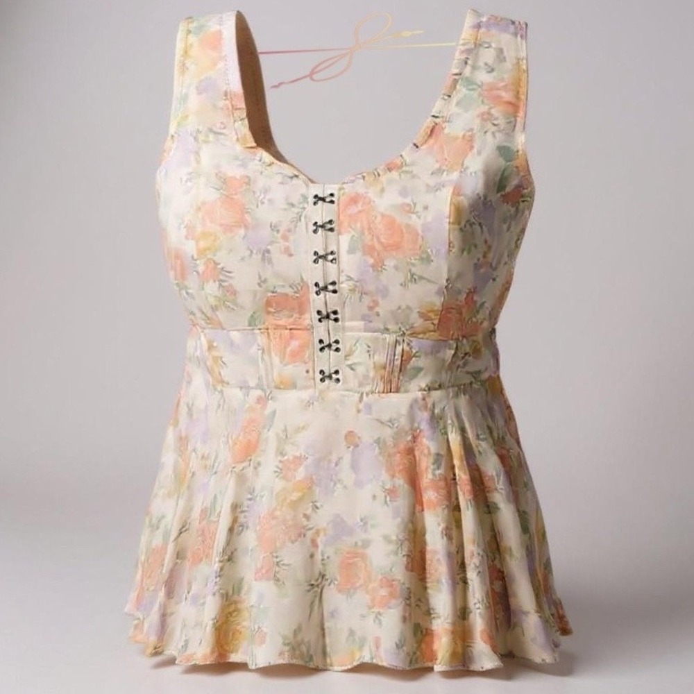 TORRID Babydoll Challis Corset Top NWT Size 2X